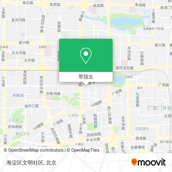 海淀区文明社区地图