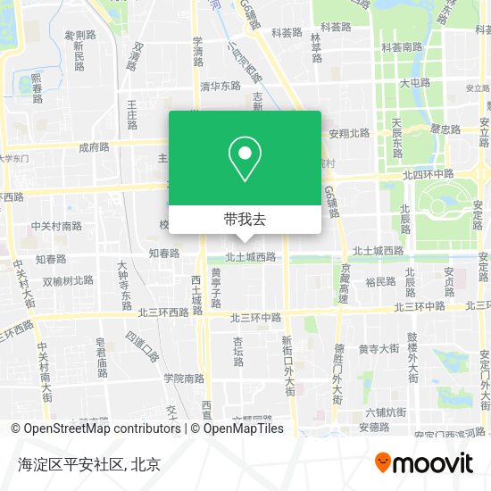 海淀区平安社区地图