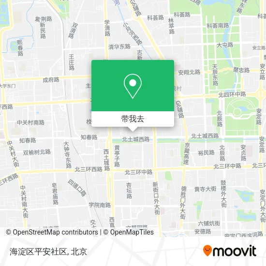 海淀区平安社区地图