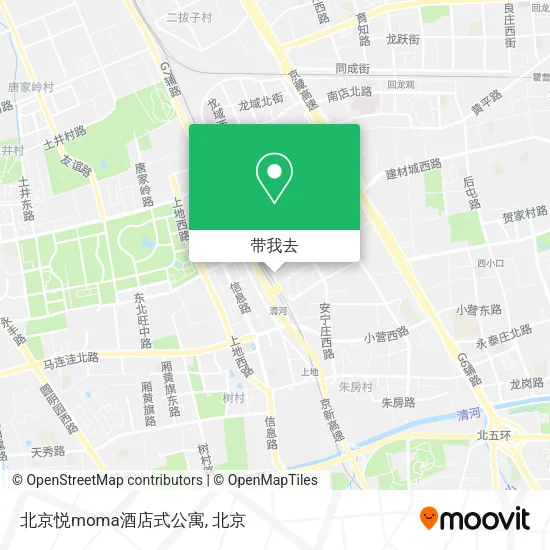 北京悦moma酒店式公寓地图