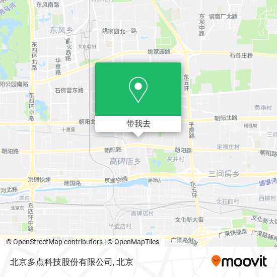 北京多点科技股份有限公司地图