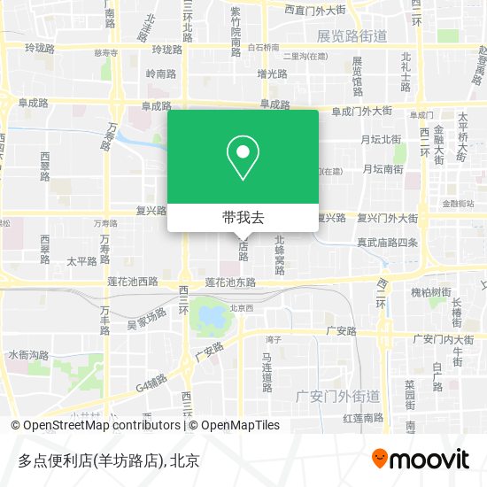 多点便利店(羊坊路店)地图