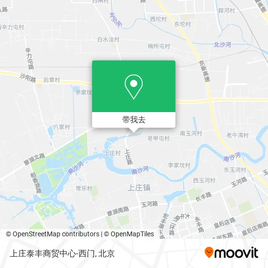 上庄泰丰商贸中心-西门地图