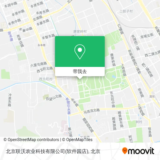 北京联沃农业科技有限公司(软件园店)地图