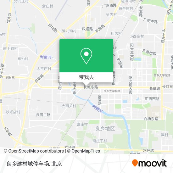 良乡建材城停车场地图