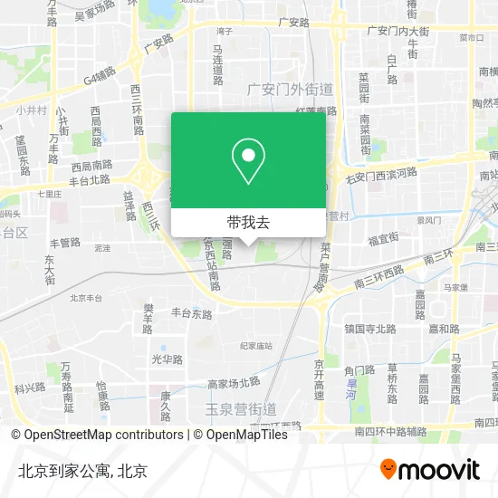 北京到家公寓地图