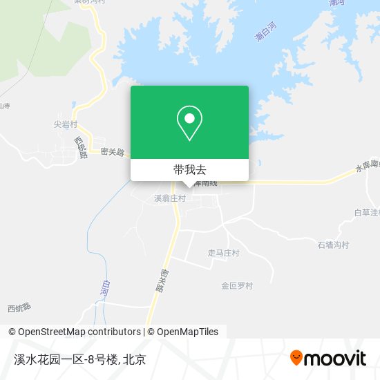 溪水花园一区-8号楼地图
