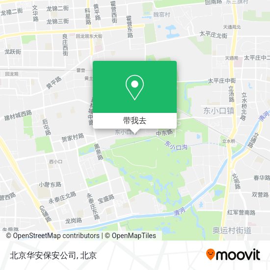 北京华安保安公司地图
