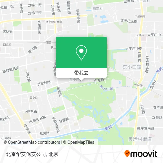 北京华安保安公司地图