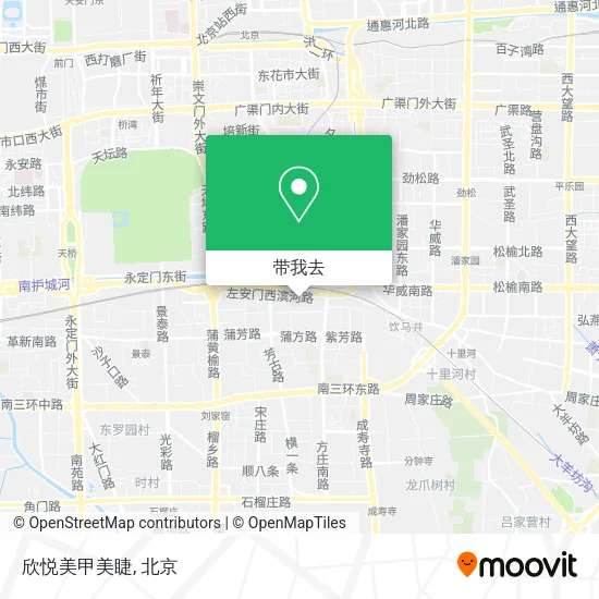 欣悦美甲美睫地图