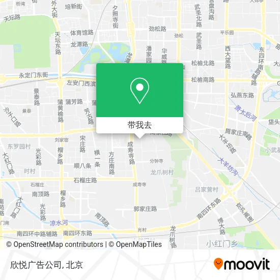 欣悦广告公司地图