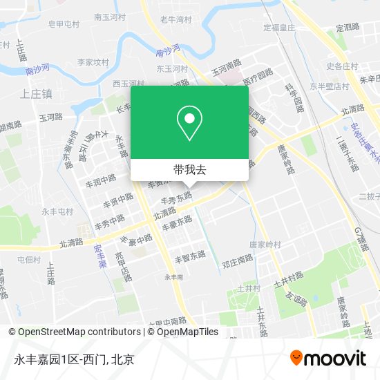 永丰嘉园1区-西门地图
