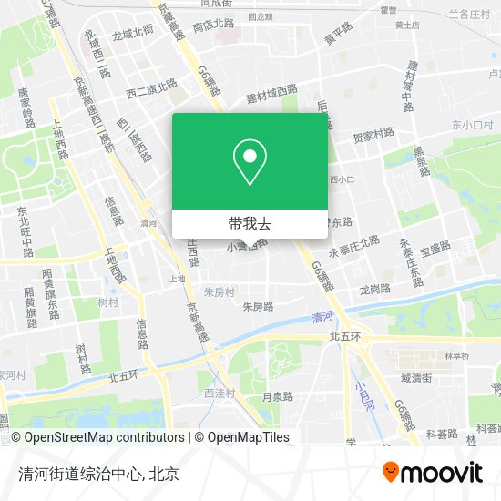 清河街道综治中心地图