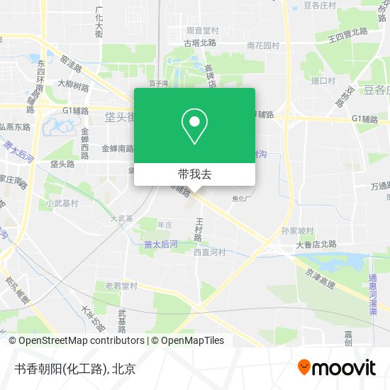 书香朝阳(化工路)地图