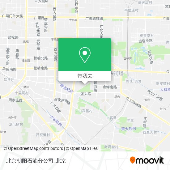 北京朝阳石油分公司地图