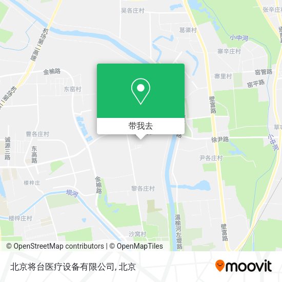 北京将台医疗设备有限公司地图
