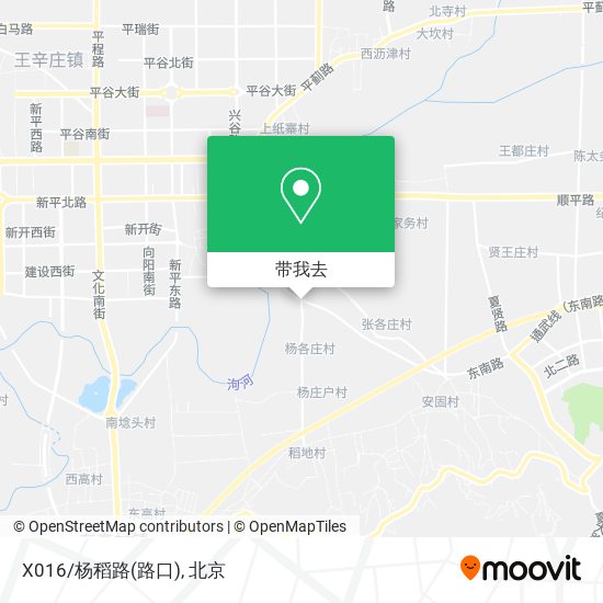 X016/杨稻路(路口)地图