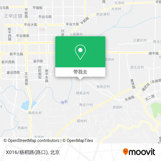 X016/杨稻路(路口)地图