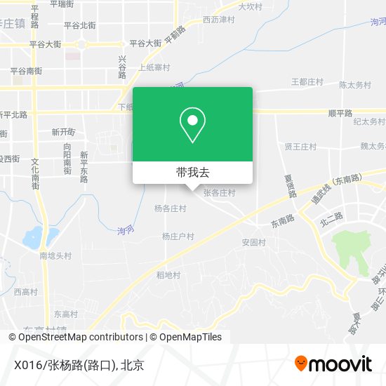 X016/张杨路(路口)地图