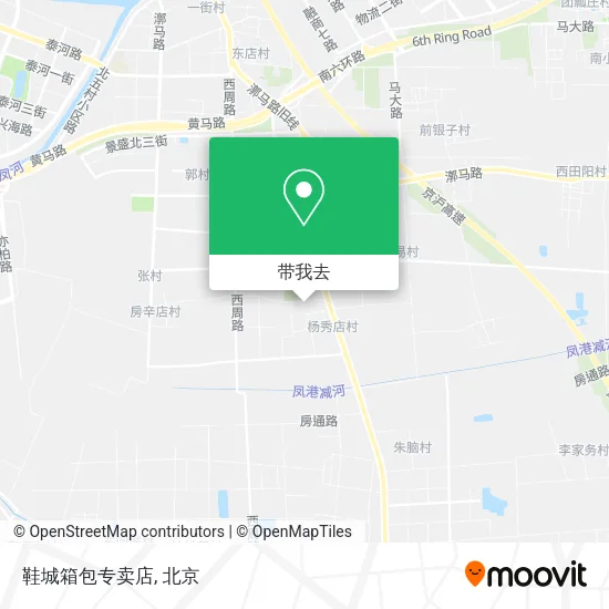 鞋城箱包专卖店地图