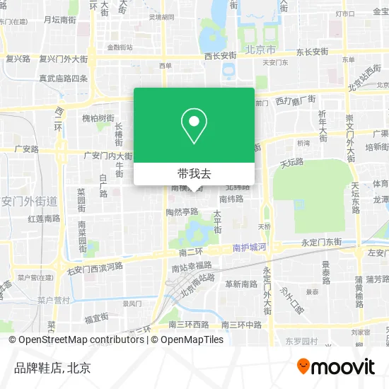 品牌鞋店地图