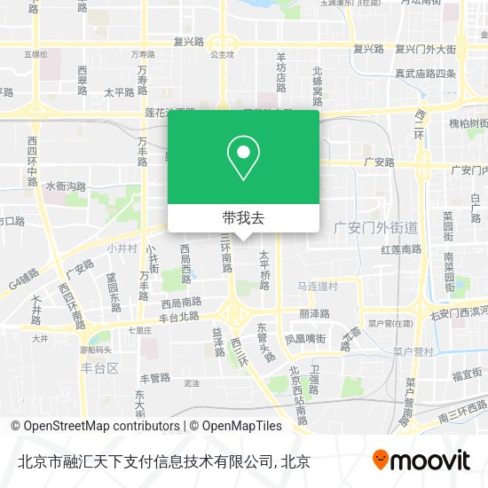 北京市融汇天下支付信息技术有限公司地图