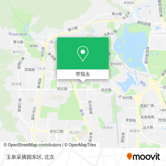 玉泉采摘园东区地图