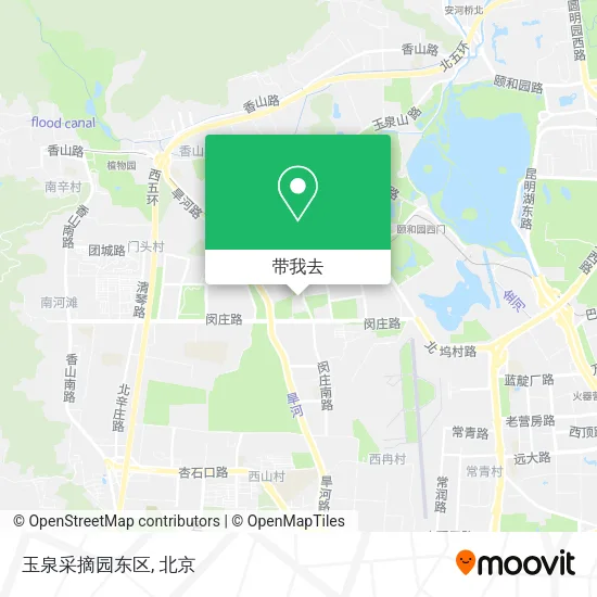 玉泉采摘园东区地图