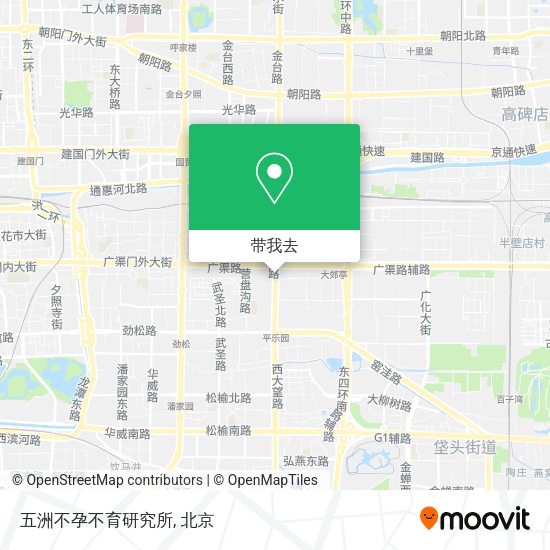 五洲不孕不育研究所地图