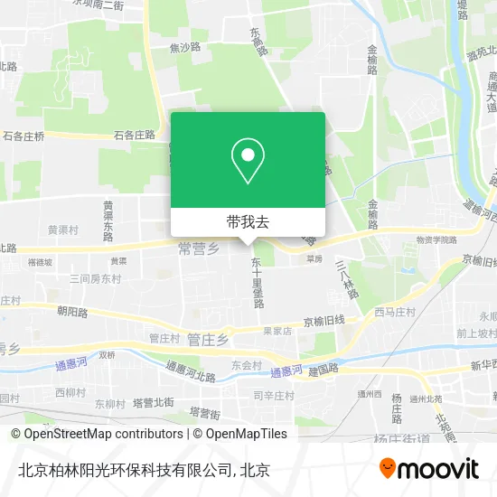 北京柏林阳光环保科技有限公司地图