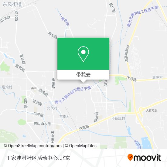 丁家洼村社区活动中心地图