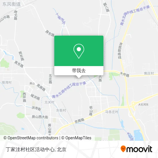 丁家洼村社区活动中心地图