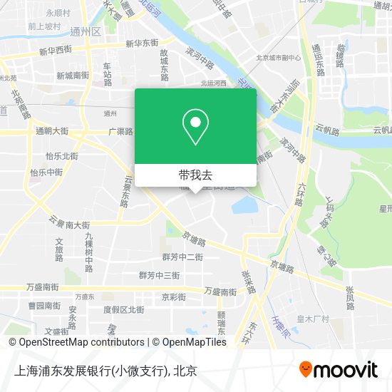 上海浦东发展银行(小微支行)地图