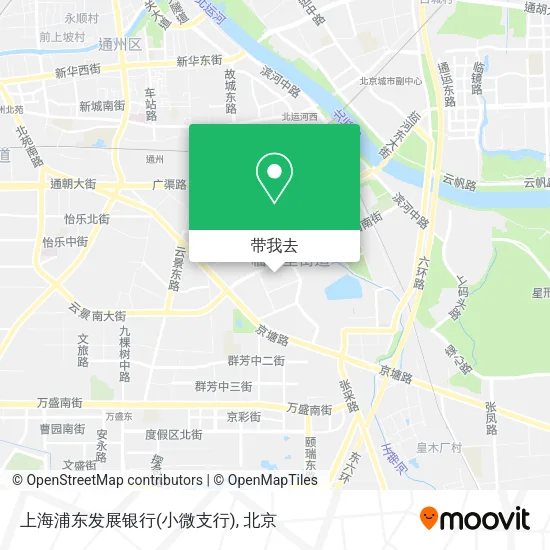 上海浦东发展银行(小微支行)地图