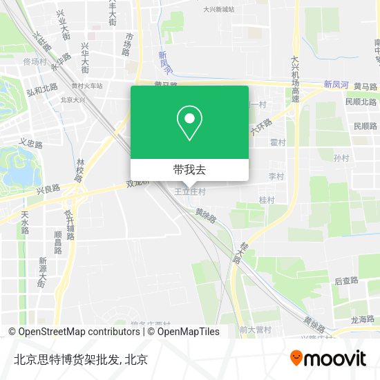 北京思特博货架批发地图