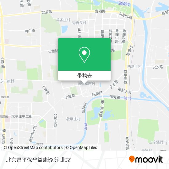 北京昌平保华益康诊所地图