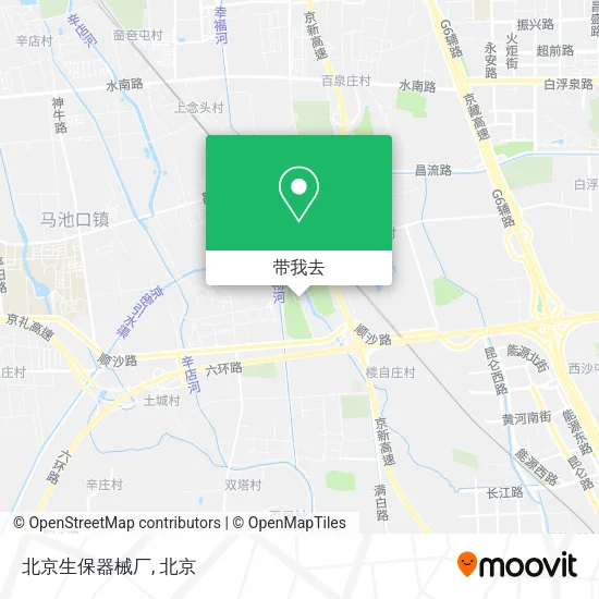北京生保器械厂地图