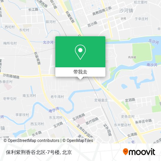 保利紫荆香谷北区-7号楼地图