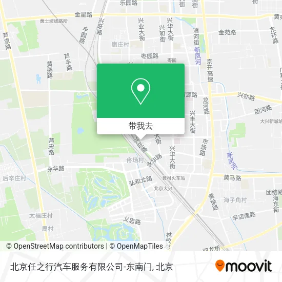 北京任之行汽车服务有限公司-东南门地图
