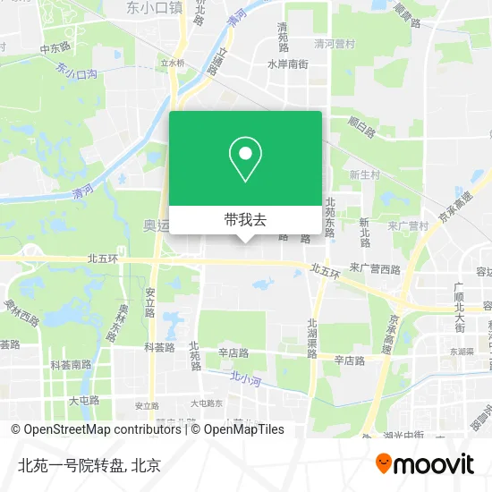 北苑一号院转盘地图