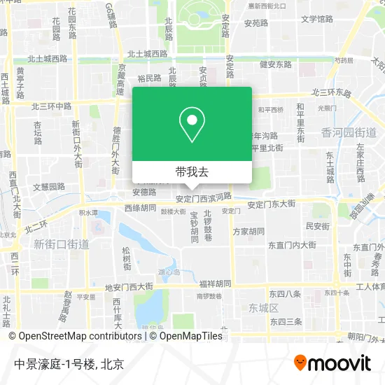 中景濠庭-1号楼地图