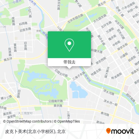 皮克卜美术(北京小学校区)地图