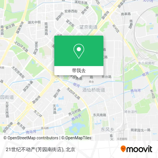 21世纪不动产(芳园南街店)地图