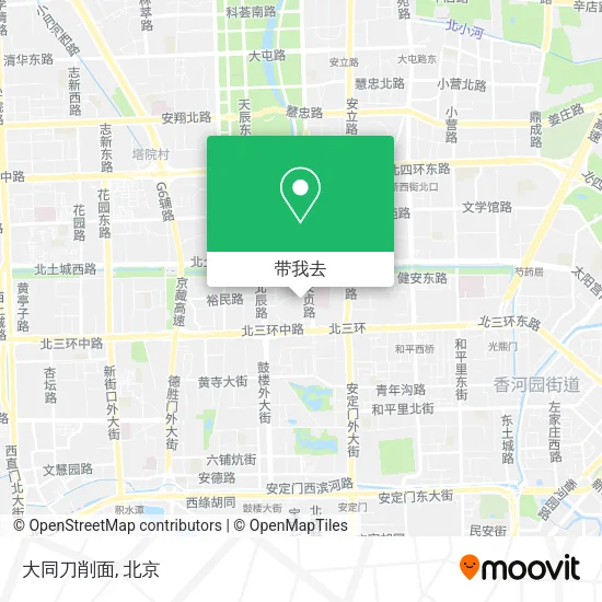 大同刀削面地图