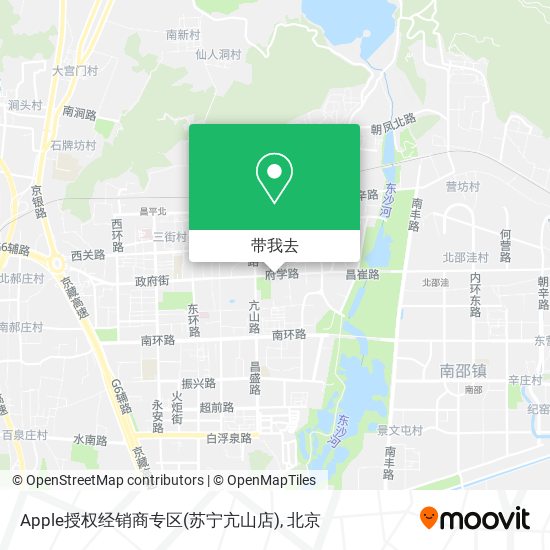 Apple授权经销商专区(苏宁亢山店)地图
