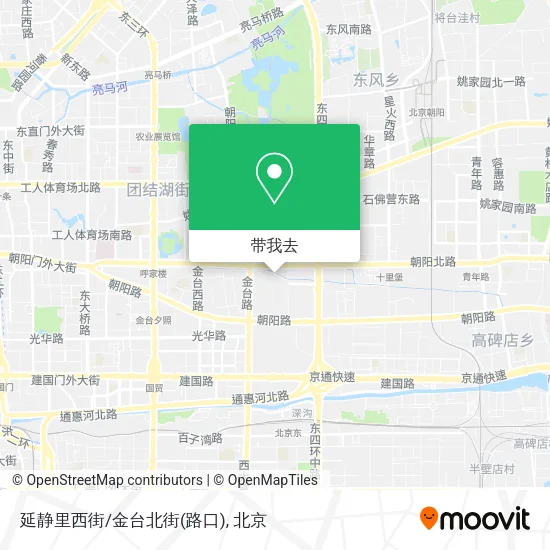 延静里西街/金台北街(路口)地图