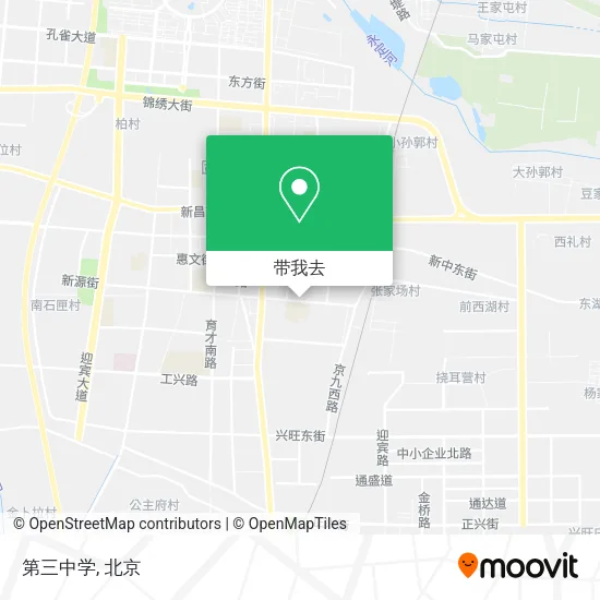 第三中学地图