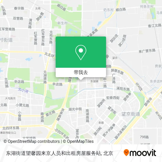 东湖街道望馨园来京人员和出租房屋服务站地图