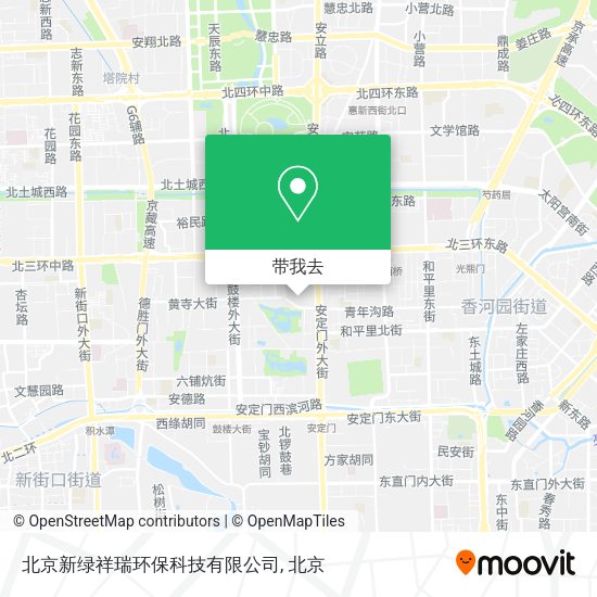 北京新绿祥瑞环保科技有限公司地图