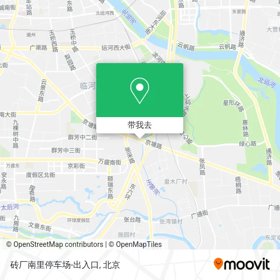 砖厂南里停车场-出入口地图